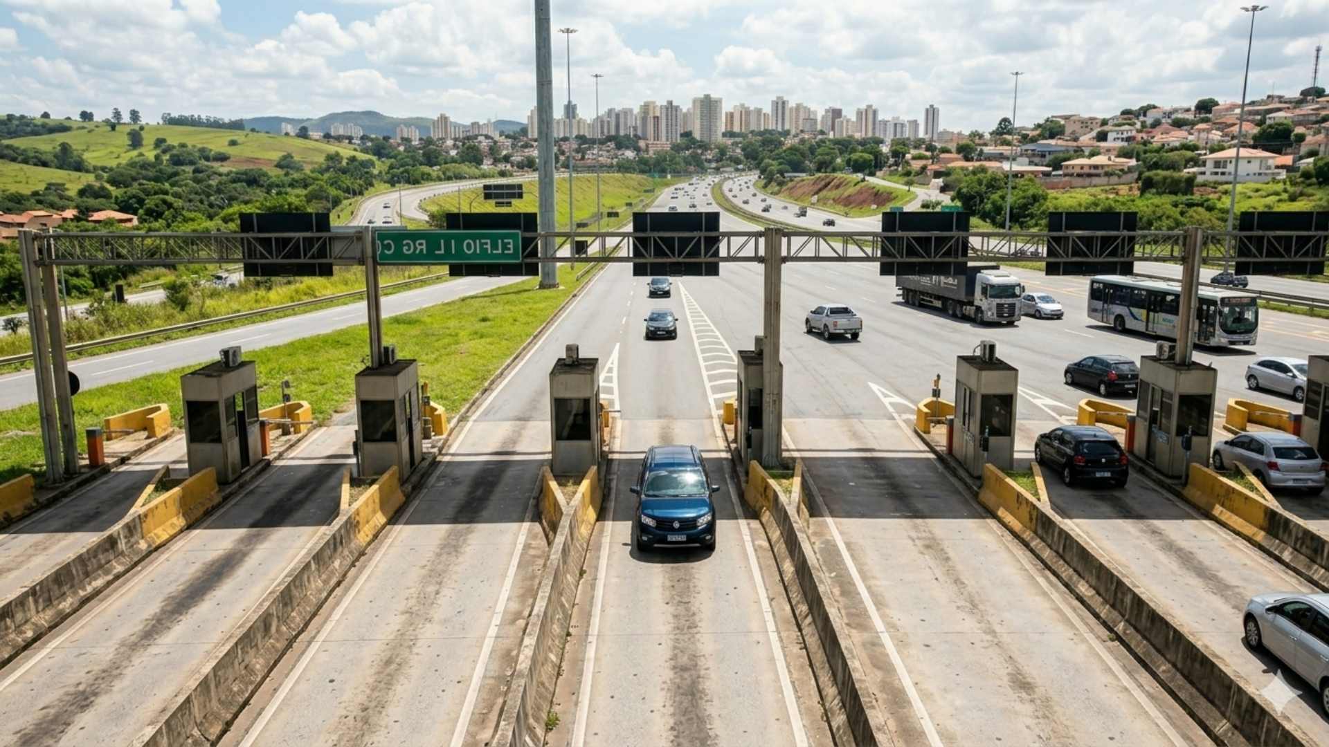 Governo confirma alerta de pedágios free flow no app CNH do Brasil