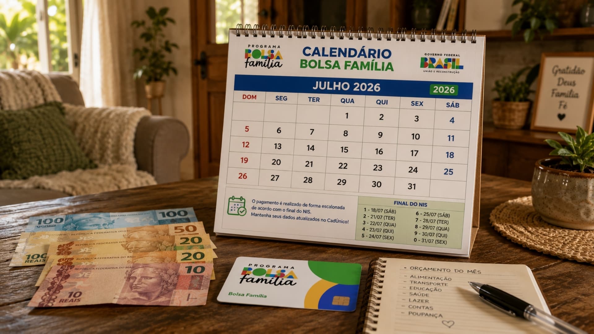 CAIXA libera parcela do Bolsa Família para famílias com NIS final 1