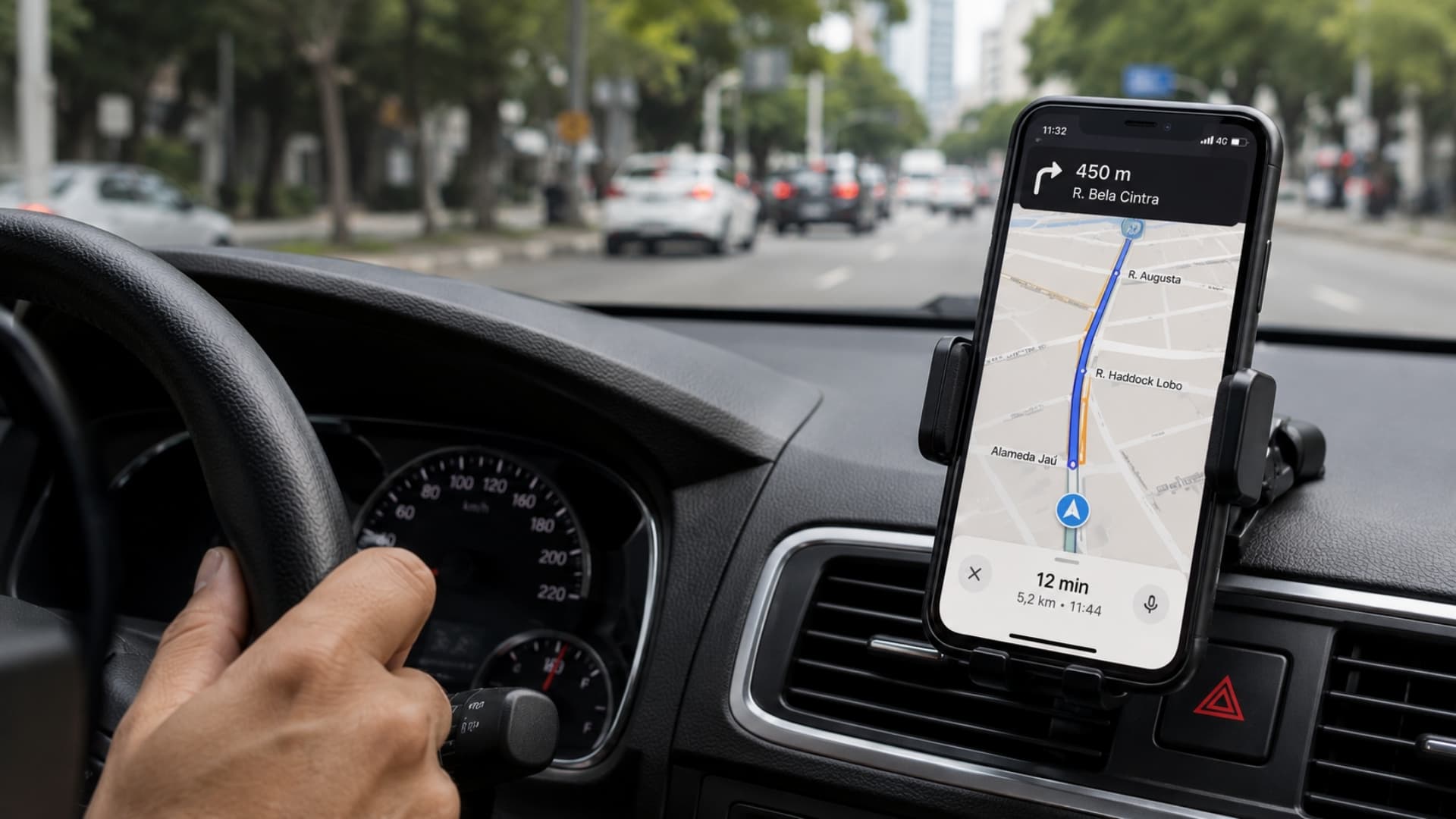 Celular no painel do carro: veja em quais situações há risco de multa