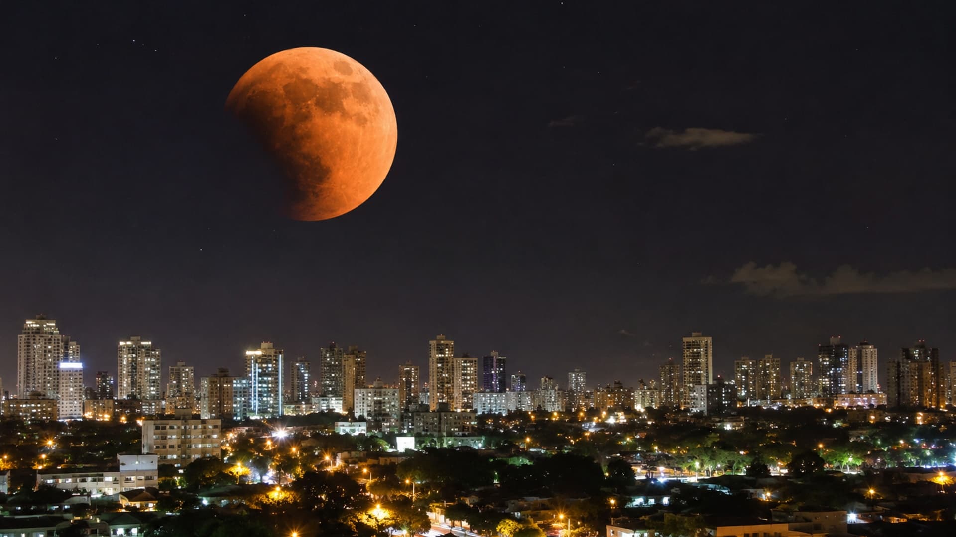 Eclipse lunar parcial poderá ser visto em todo o Brasil na madrugada de 28 de agosto