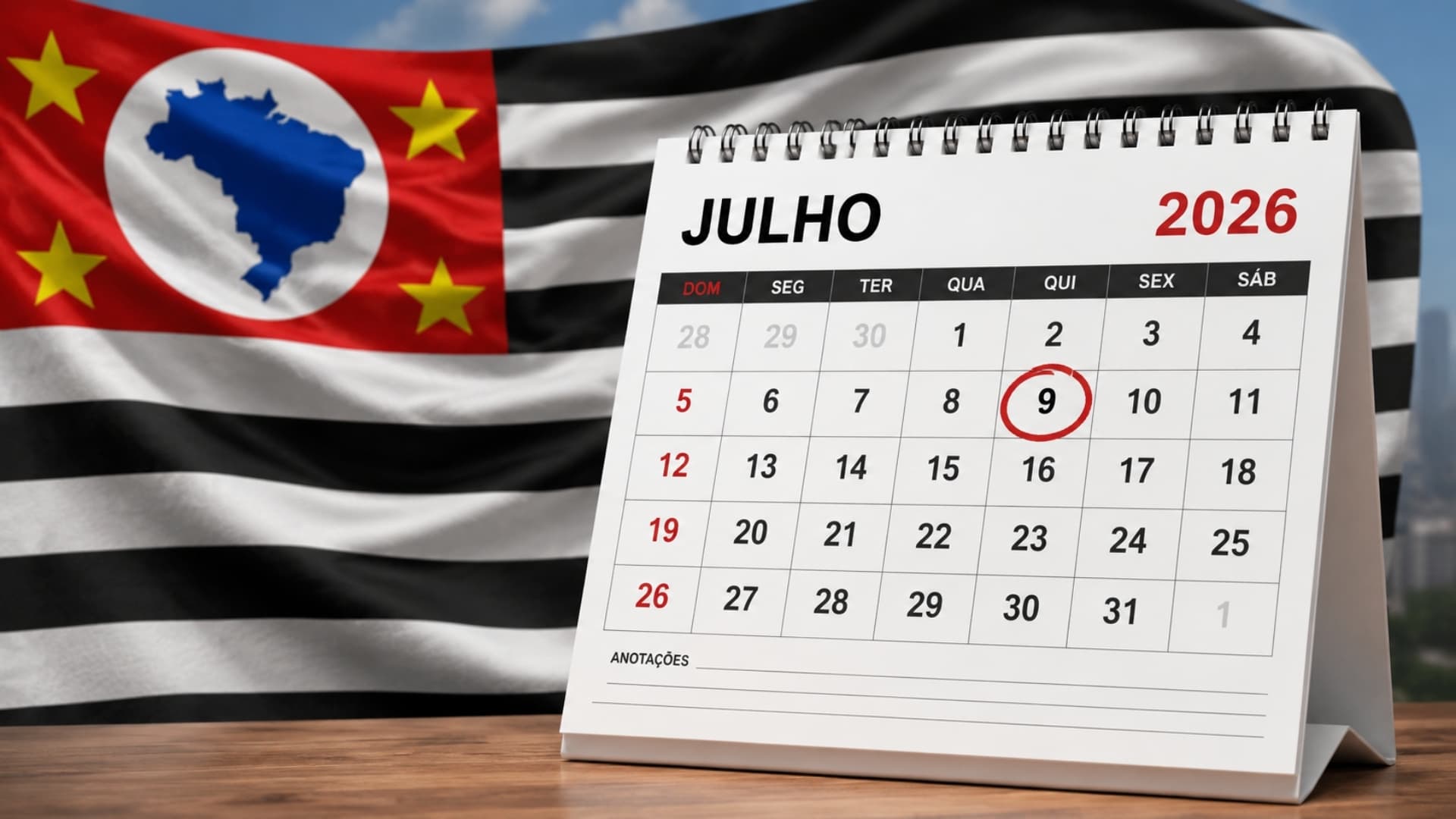 Julho reserva feriado na quinta-feira; entenda quem será afetado