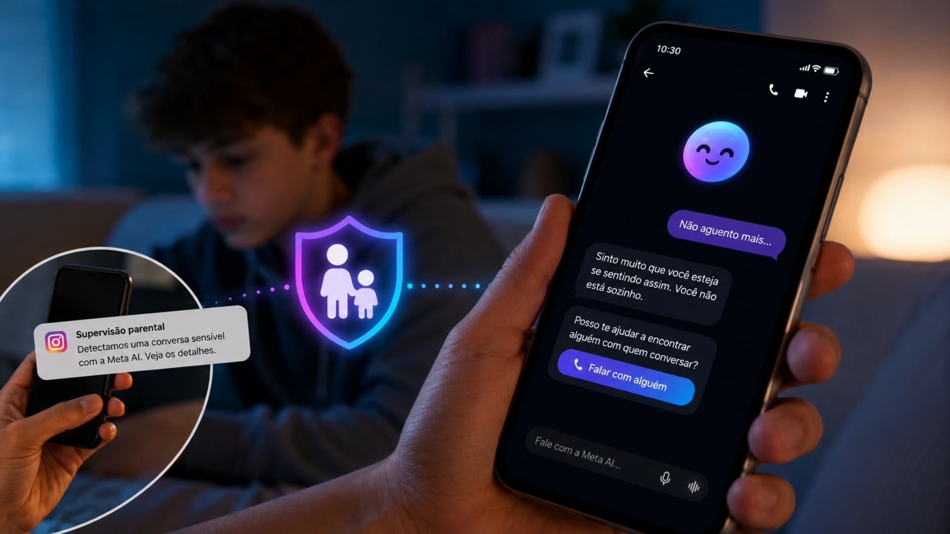 Novo sistema da Meta AI identifica conversas sensíveis de adolescentes no Instagram