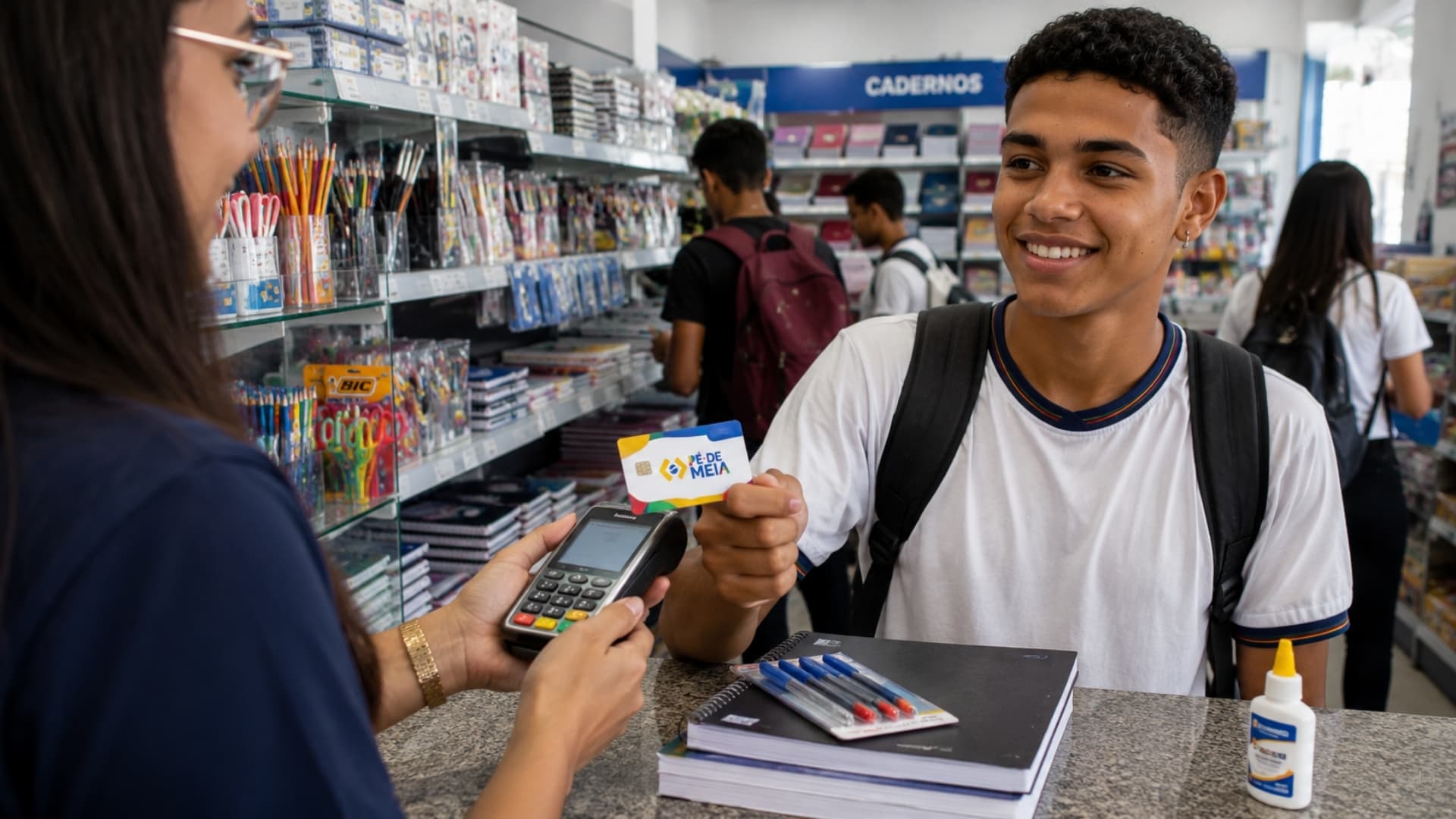 Cartão de débito facilita acesso aos valores do Pé-de-Meia; veja como pedir