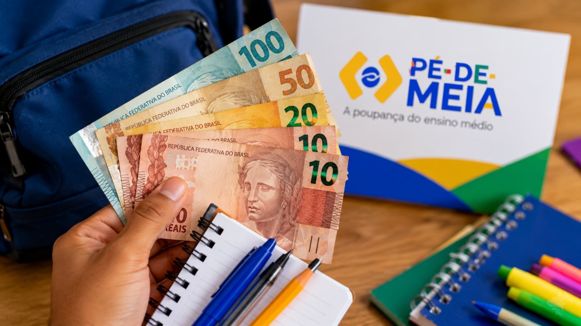 Pé-de-Meia terá depósitos de 24 a 31 de agosto; confira o calendário