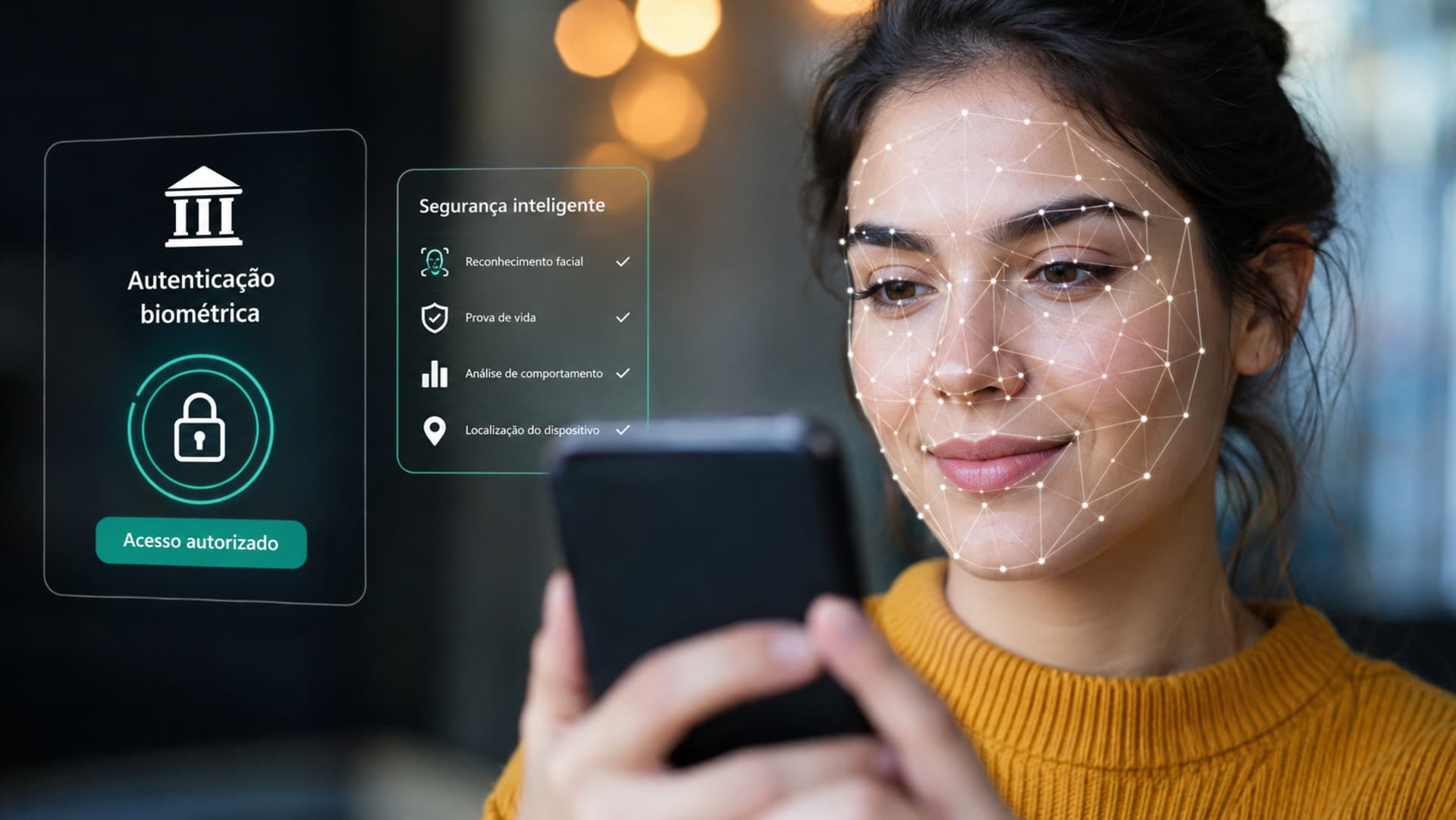 Além da senha: como biometria multimodal e IA combatem fraudes bancárias