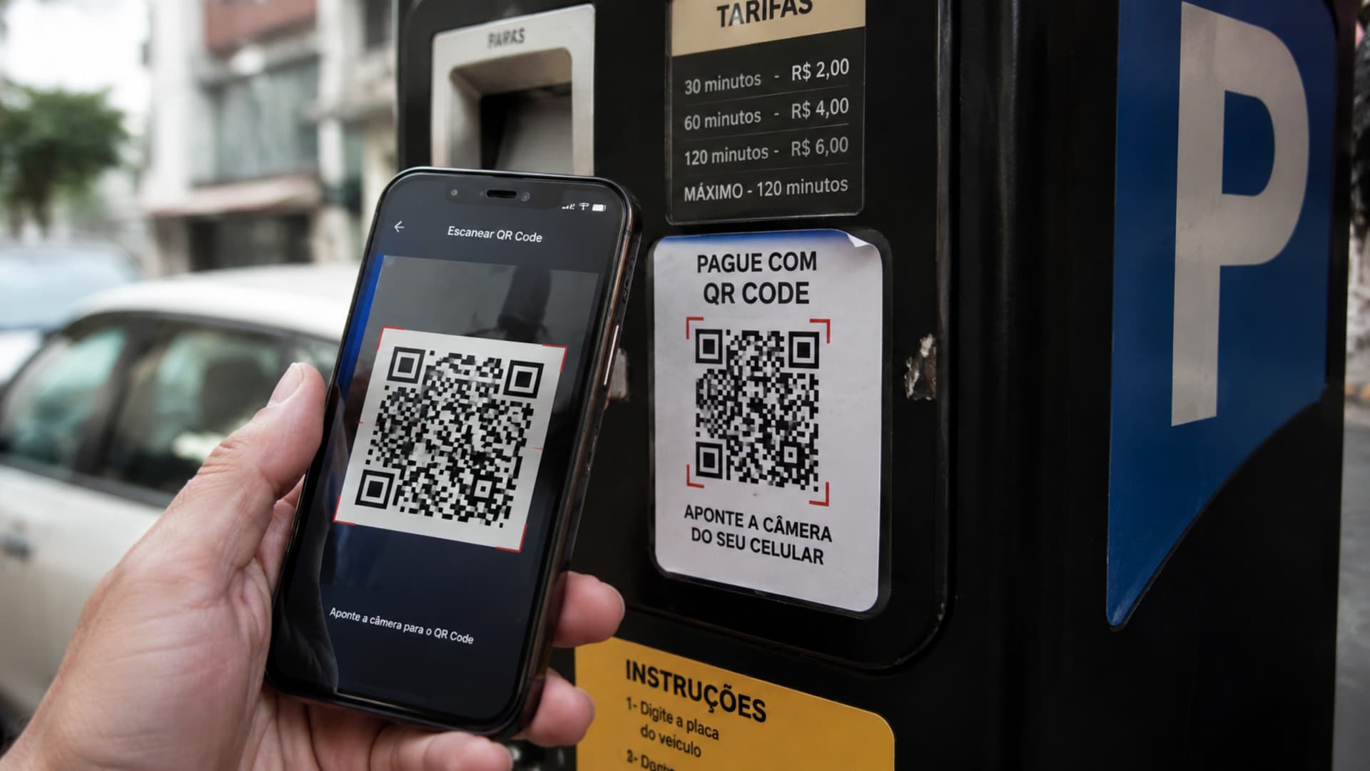 Criminosos usam QR Codes falsos para aplicar golpes em motoristas