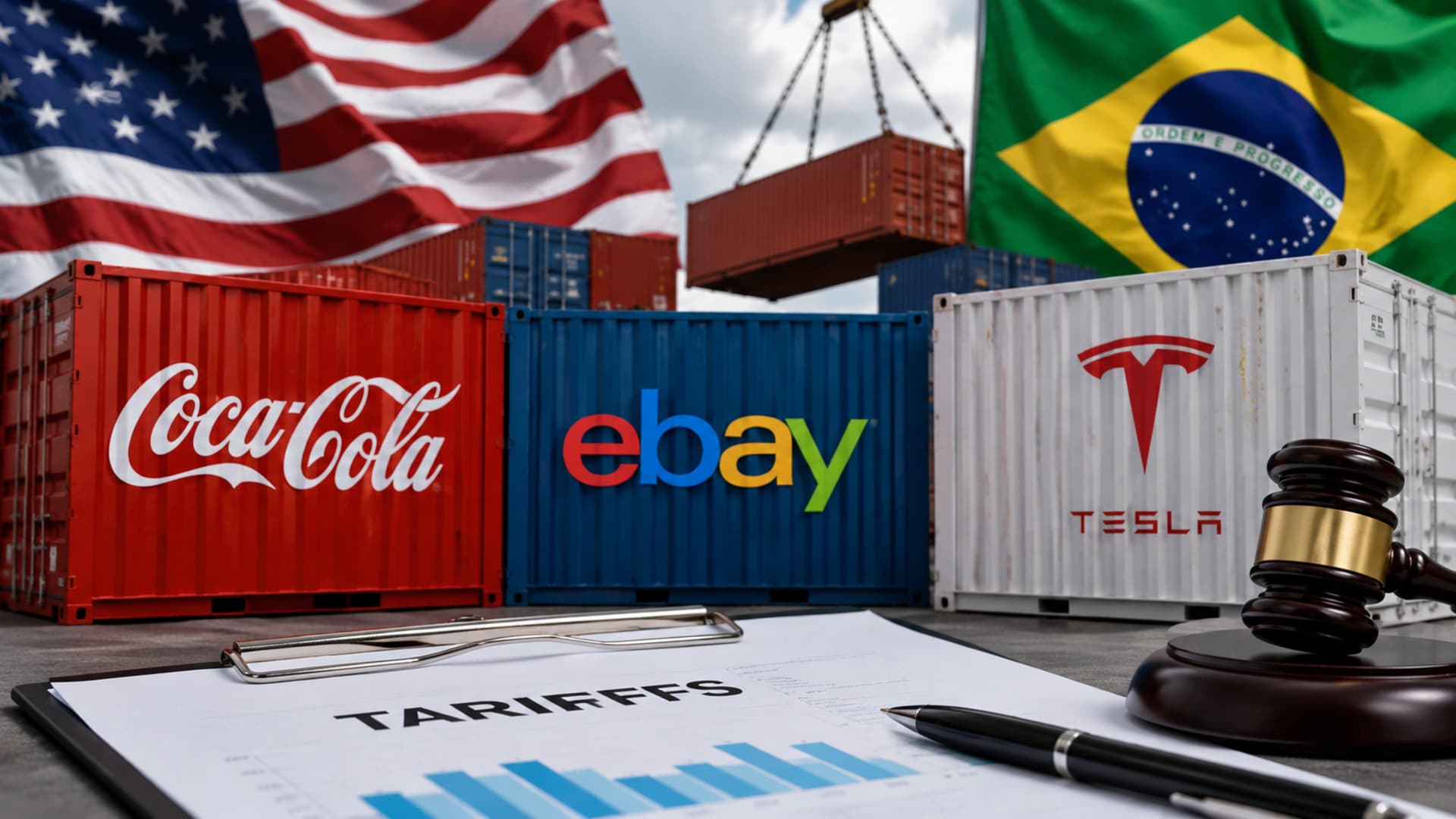 Coca-Cola, Tesla e eBay criticam proposta de tarifa sobre importações brasileiras