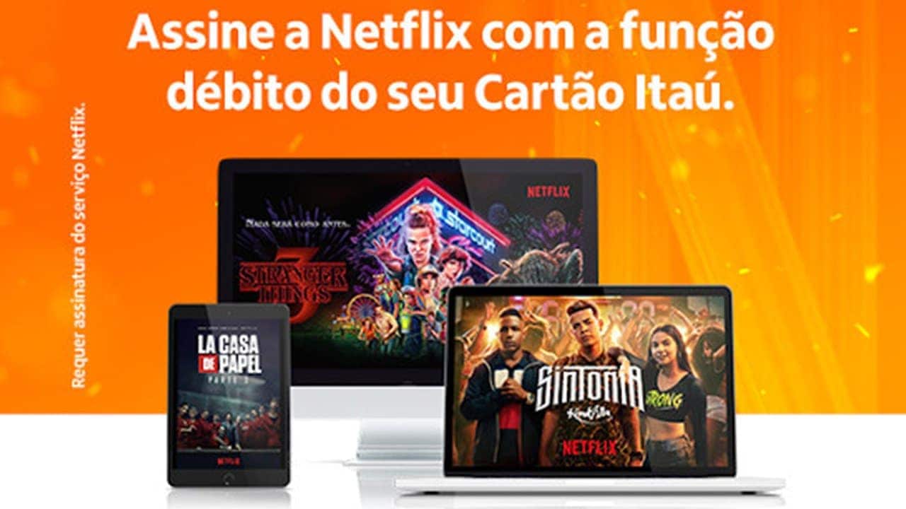 Netflix no cartão de débito