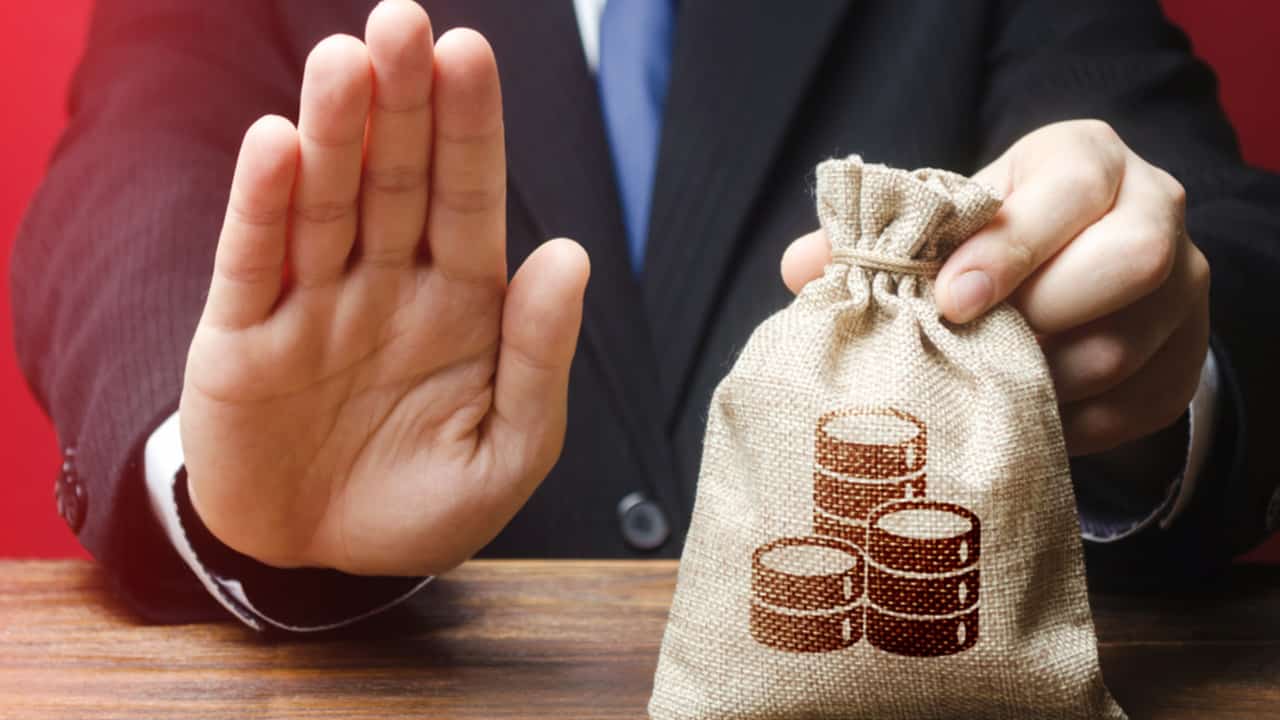 justificativa aos bancos
