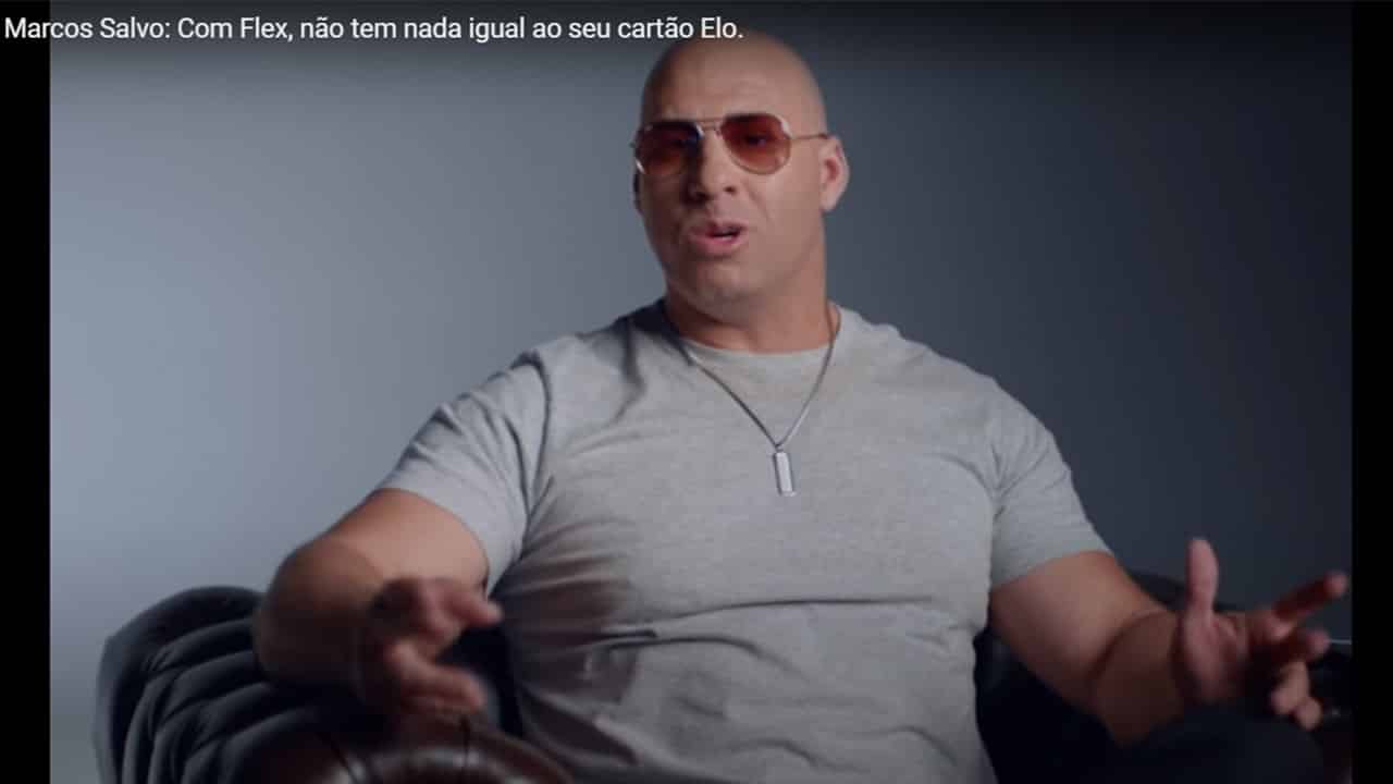 Elo lança campanha do cartão Flex com Marcos Salvo, sósia de Vin Diesel e vídeo viraliza