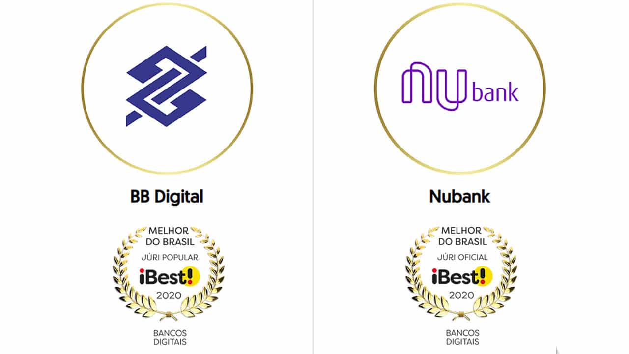 BB Digital e Nubank ganham o título de melhor Banco Digital do Brasil