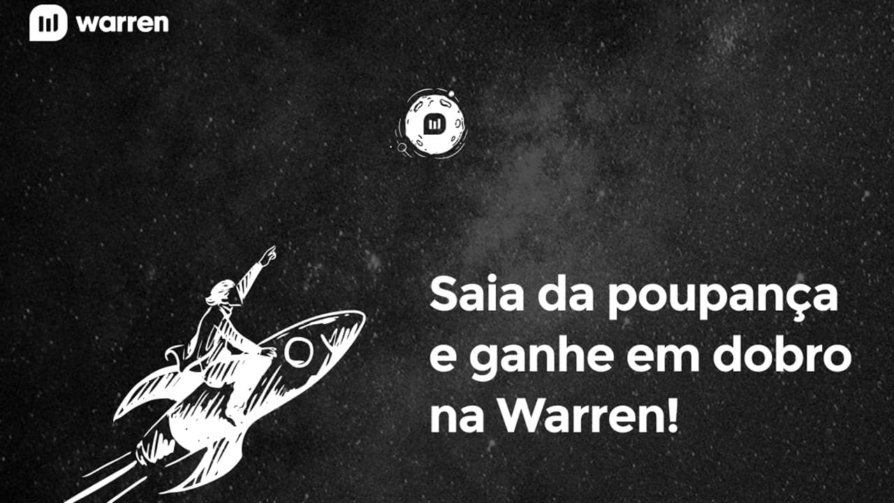 Warren está dando muitos prêmios para quem sair da poupança