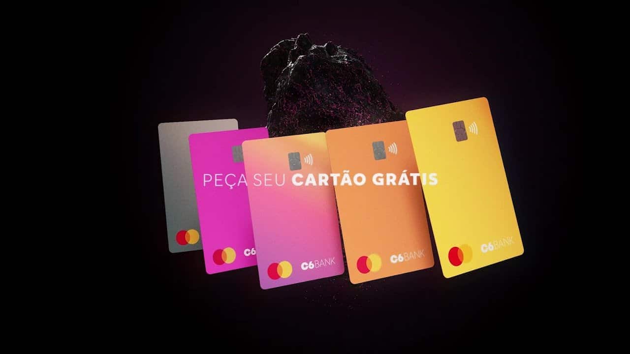 C6 Bank novas cores cartões