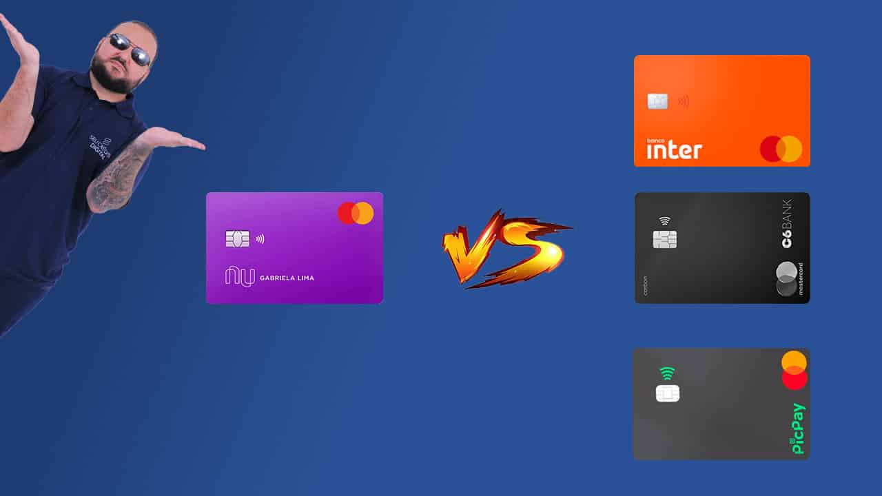 As principais desvantagens do Nubank em relação ao Inter, C6 Bank e PicPay
