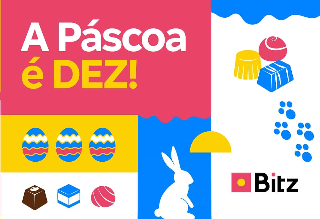 Promoção de Páscoa do Bitz dará mais cashback e tem parceria Lacta