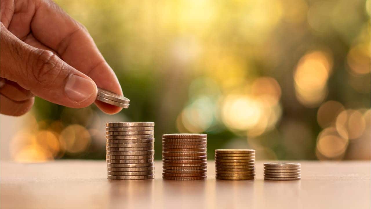 Pilha de moedas
