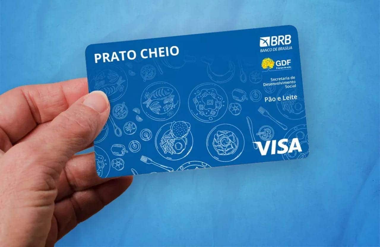 Cartão do benefício Prato Cheio