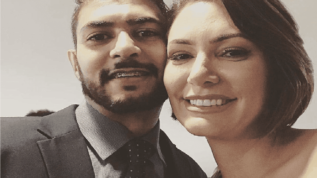 Imagem de Michelle Bolsonaro com seu irmão