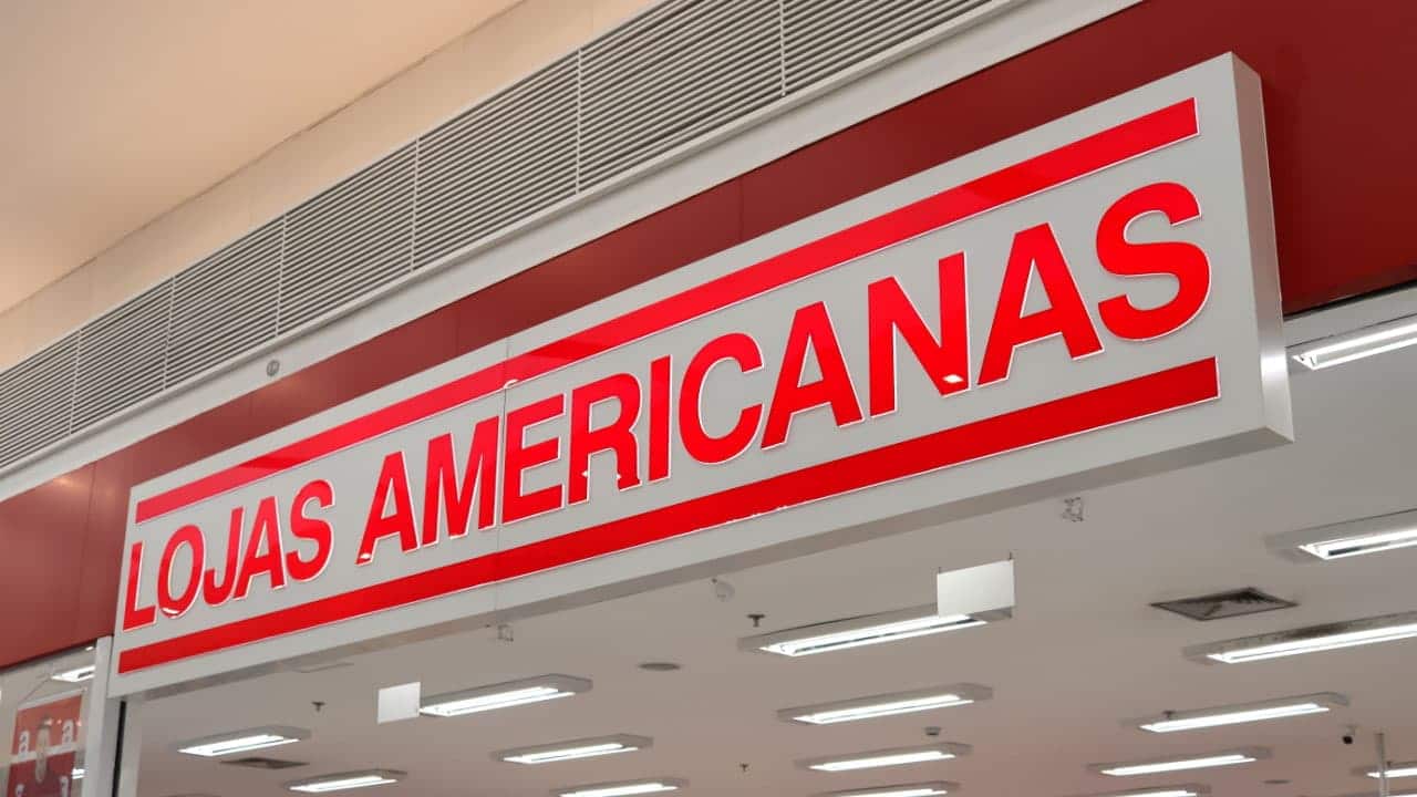 Fachada de uma loja da Americanas