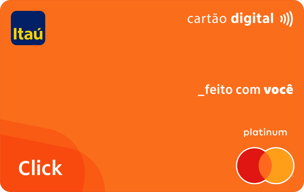 Cartão Click Digital do Itaú