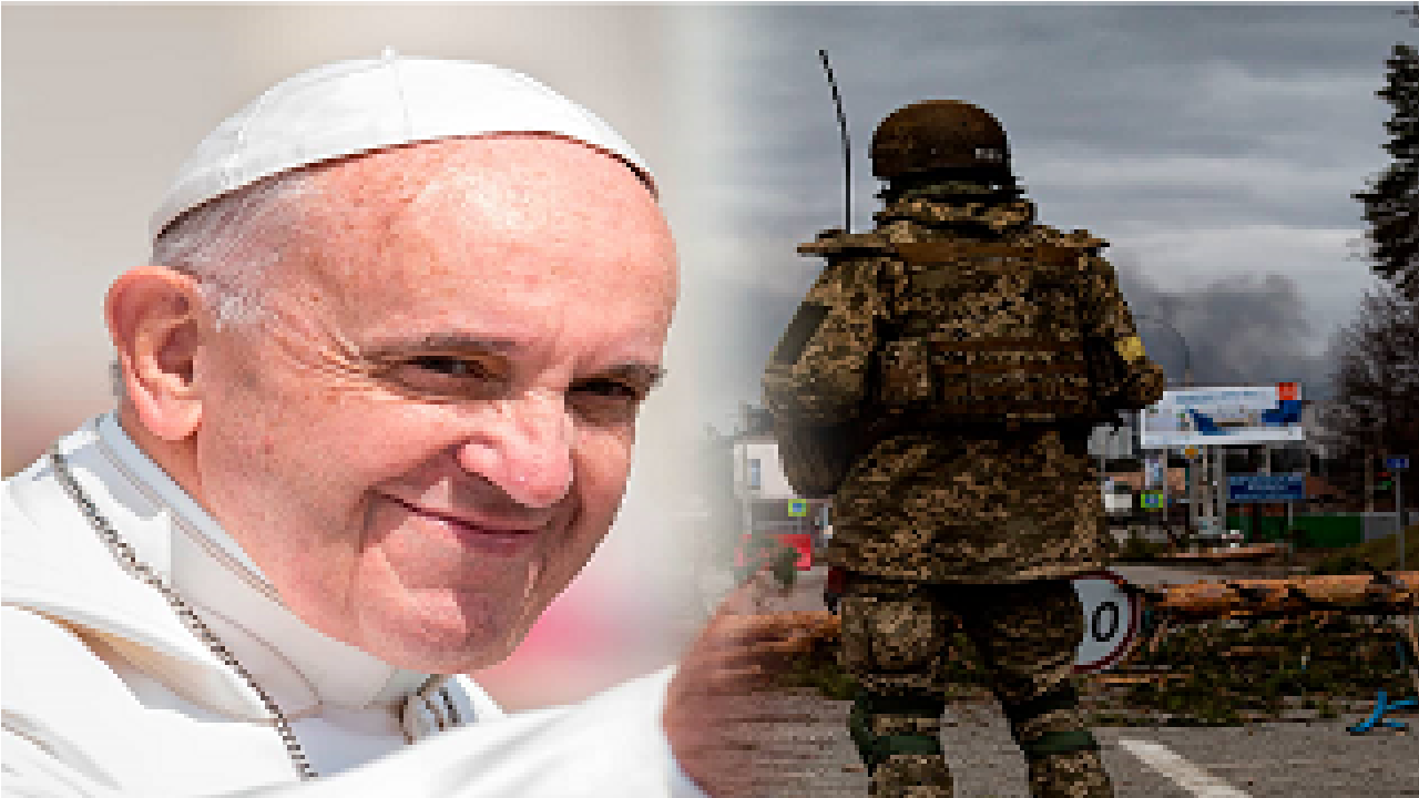 Papa Francisco chama guerra na Ucrânia de ‘3ª guerra mundial’