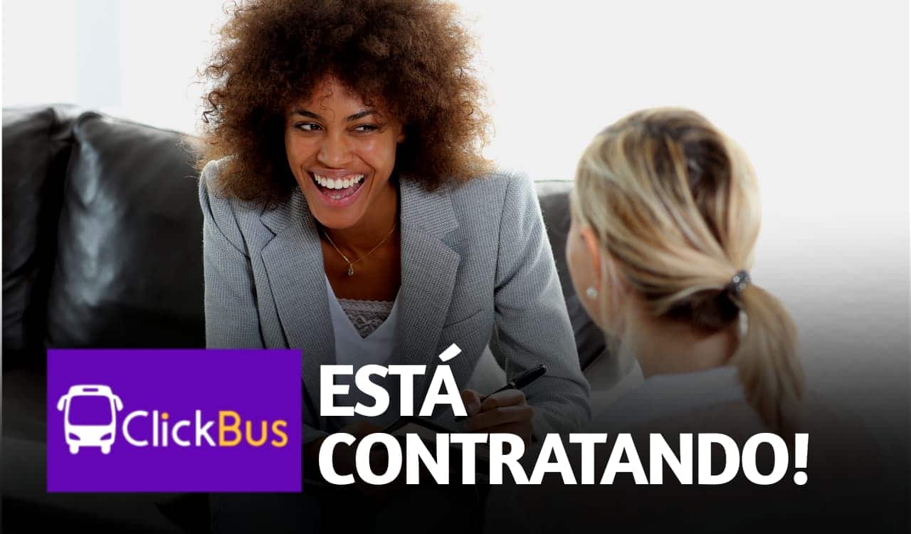 Duas mulheres sorrindo por vaga de emprego na click bus