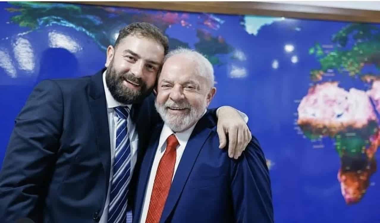 Luis Claudio Lula da Silva e Luis Inacio Lula da Silva