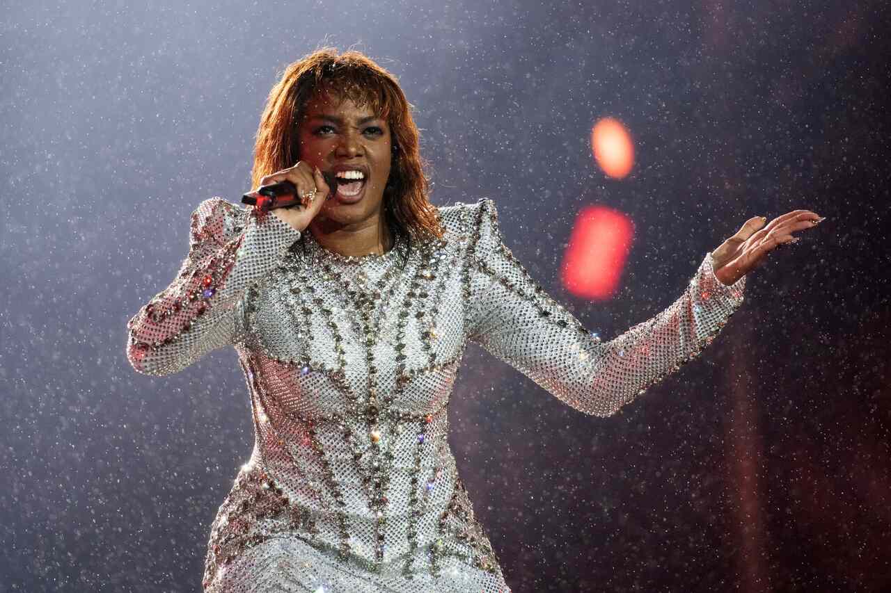 Cantora brasileira Iza no Rock in Rio 2022
