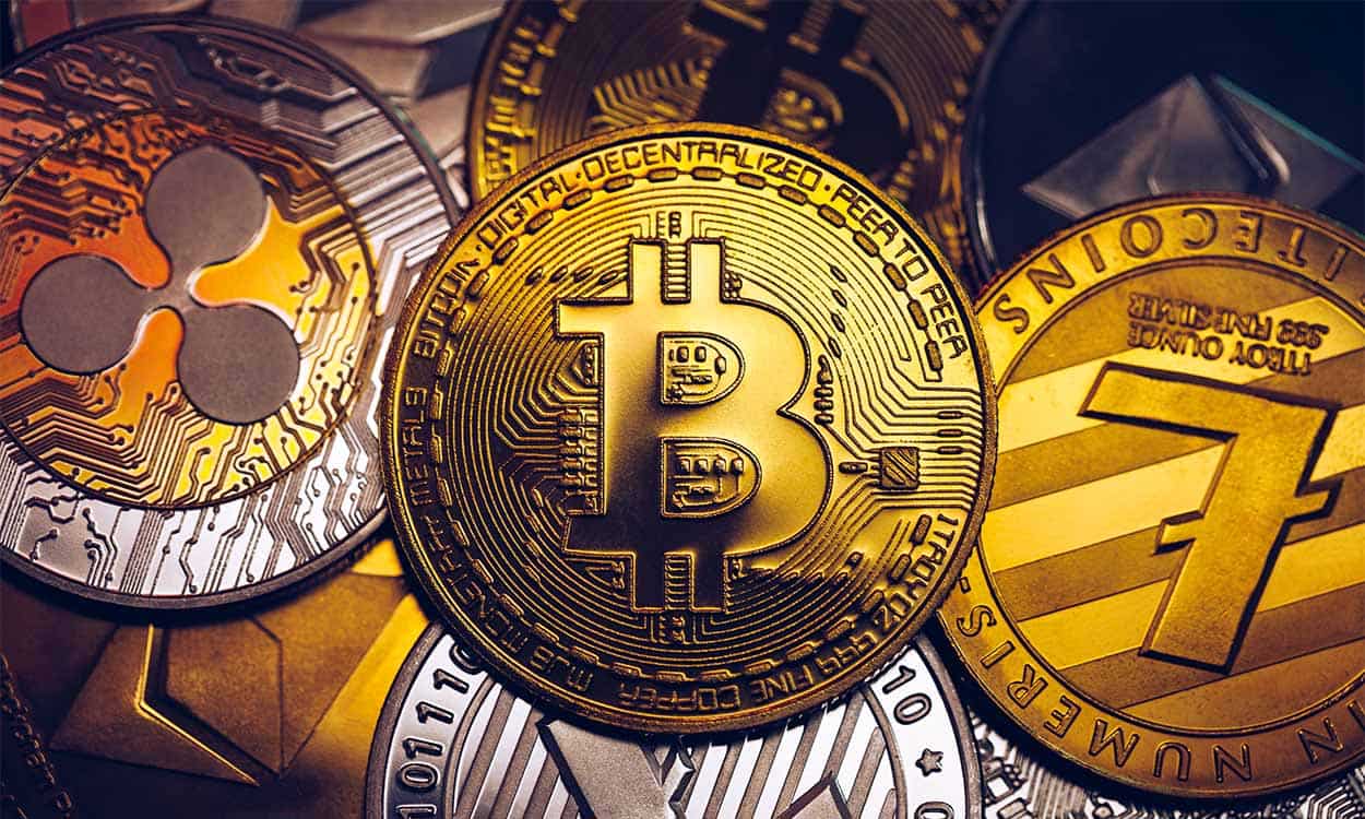 Imagem de uma criptomoeda