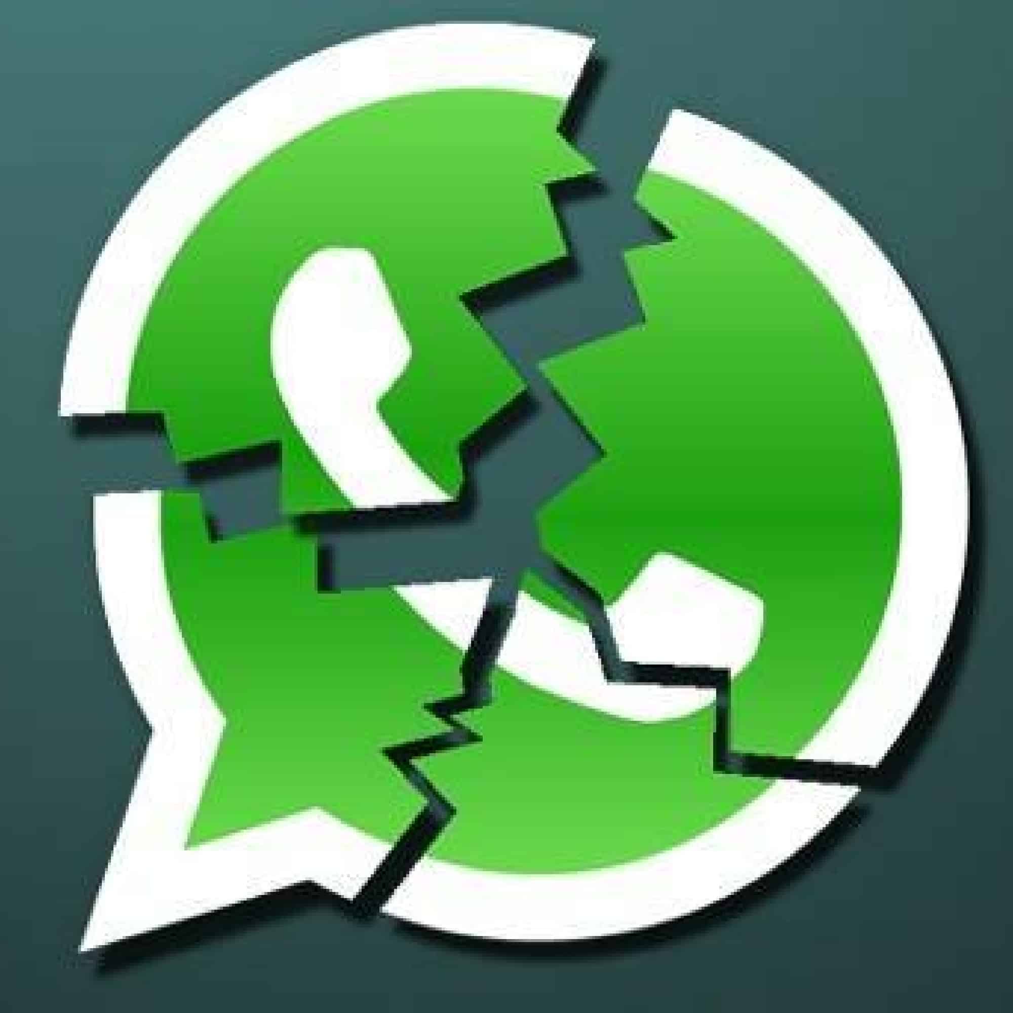 logo do whasapp rasgado