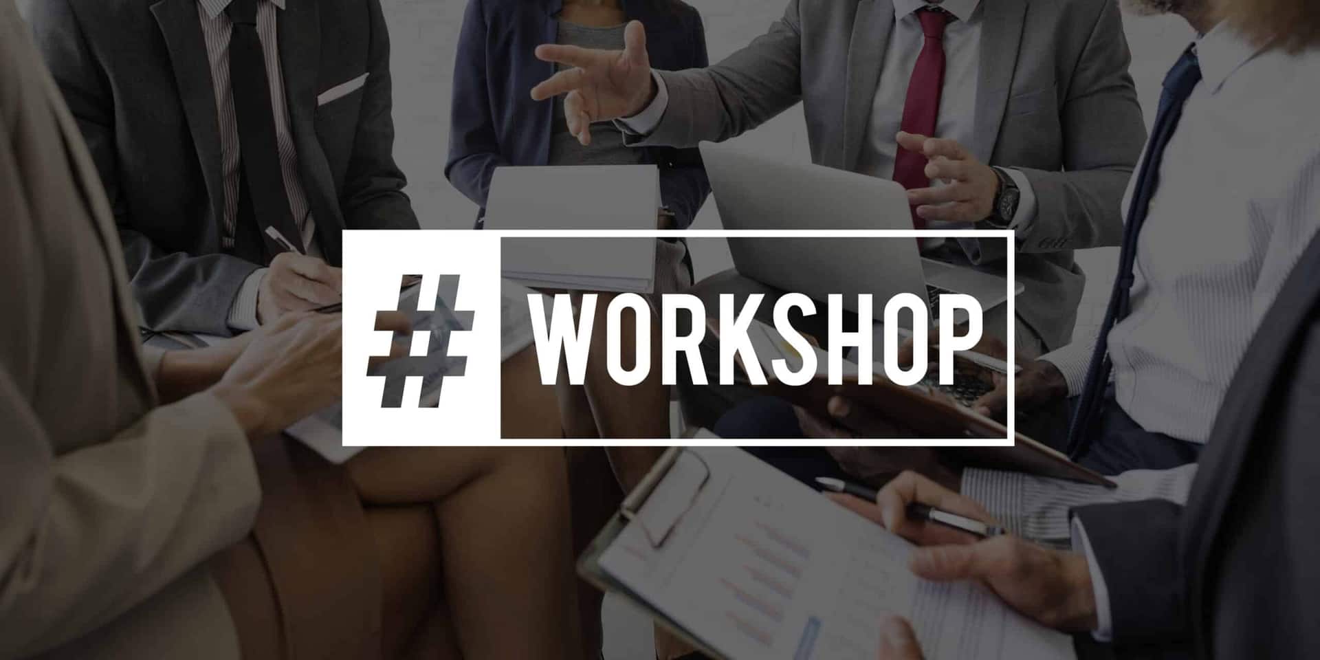 frase workshop mostrando uma conversa com várias pessoas em um círculo