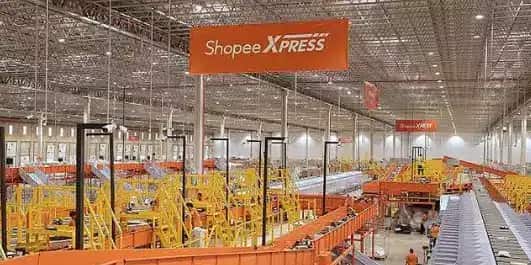 Estrutura da Central de Distribuição aberta pela Shopee em outra região do país
