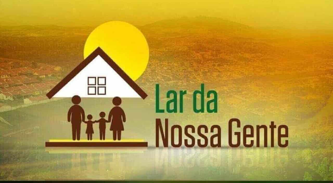 foto promocional com logo do programa Lar da Nossa Gente