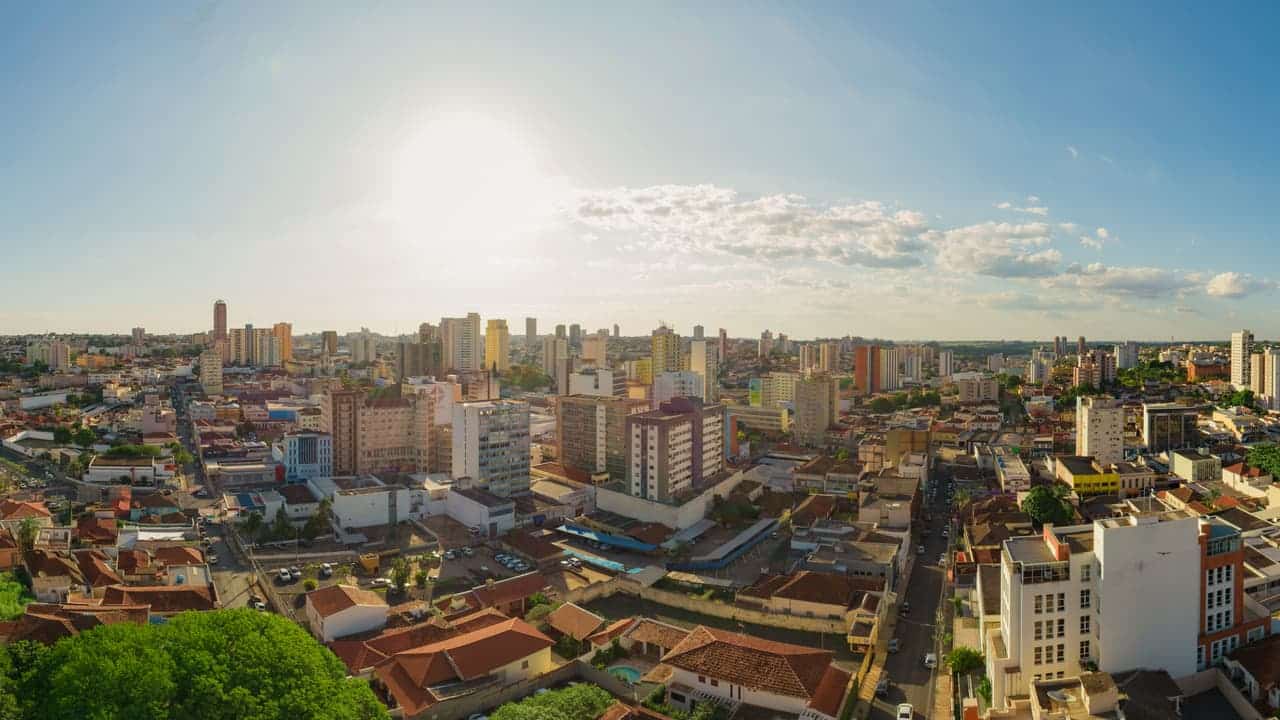 Imagem da cidade de Uberaba, em Minas Gerais.