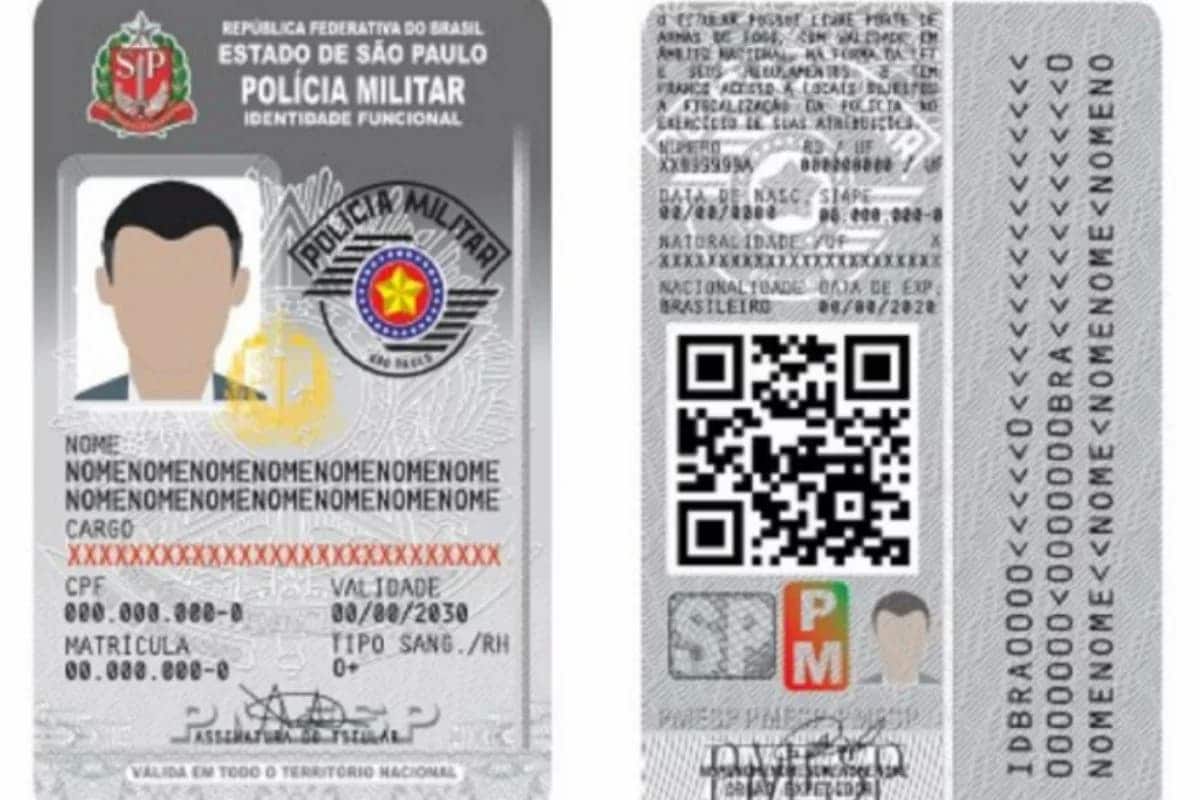 Modelo da identidade funcional do MJSP