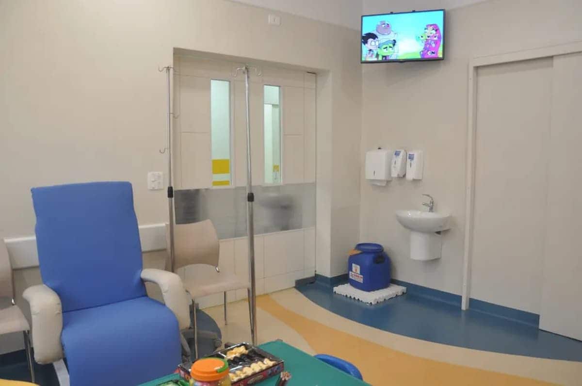 Ala do Hospital Pequeno Príncipe antes de pegar fogo.