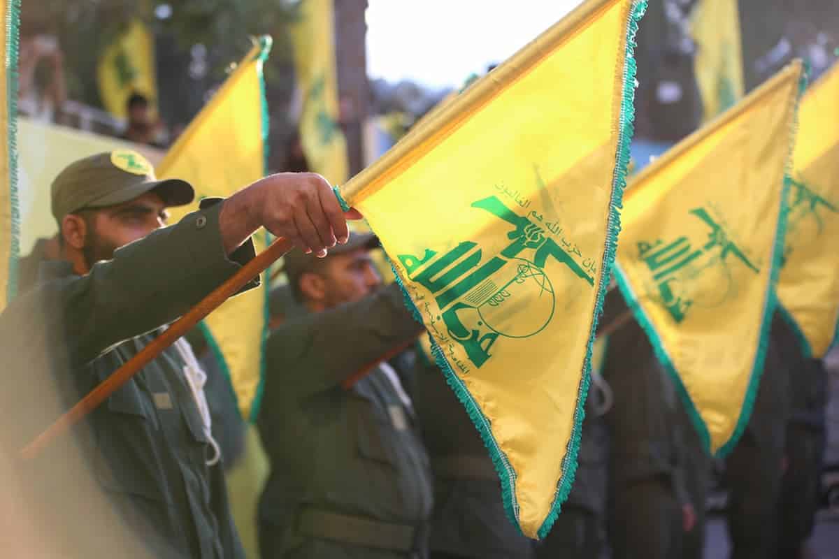 Bandeira do Hezbollah, grupo extremista que pretendia realizar ataques no Brasil