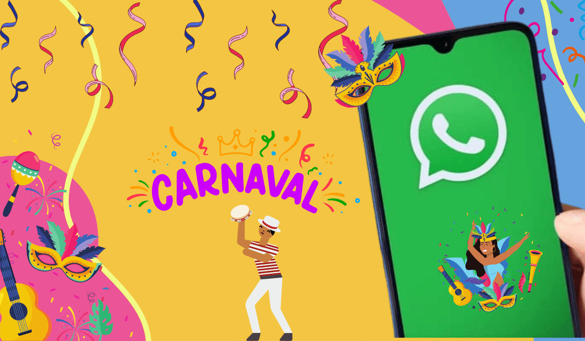 Quer figurinhas para o Carnaval? WhatsApp lançou pacote para a Folia