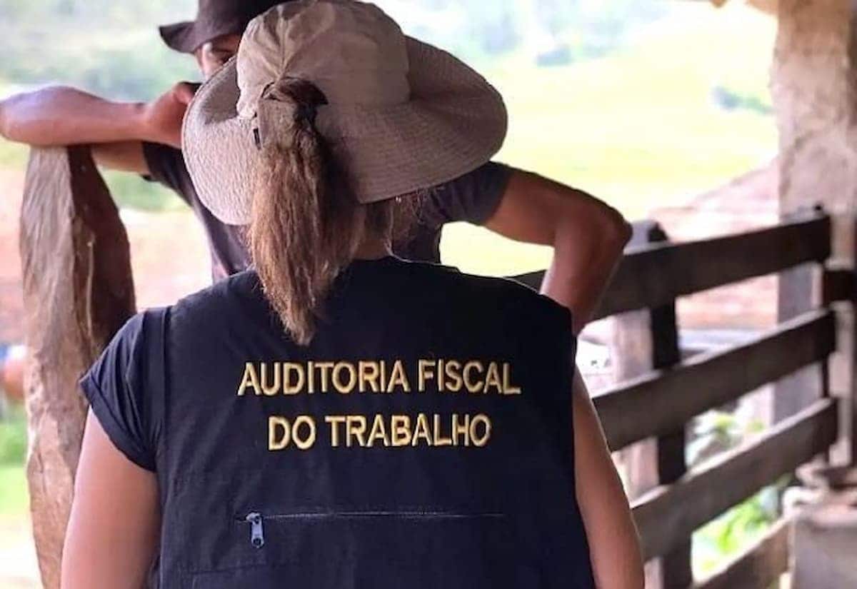 imagem de funcionária da auditoria fiscal do trabalho de costas