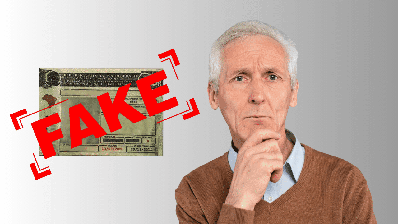 É #FAKE que idosos com mais de 60 anos podem renovar a CNH sem taxa