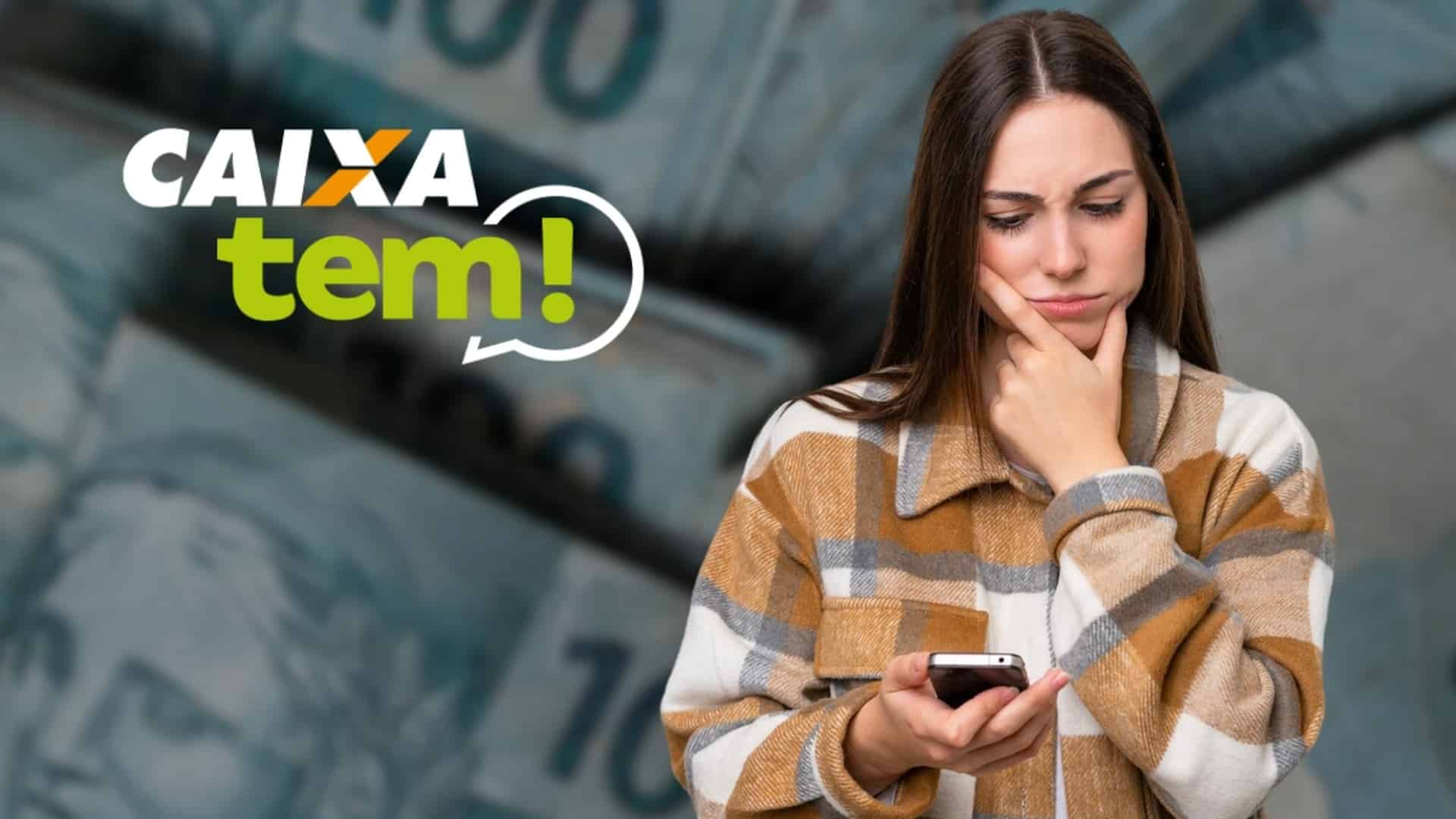 CAIXA TEM