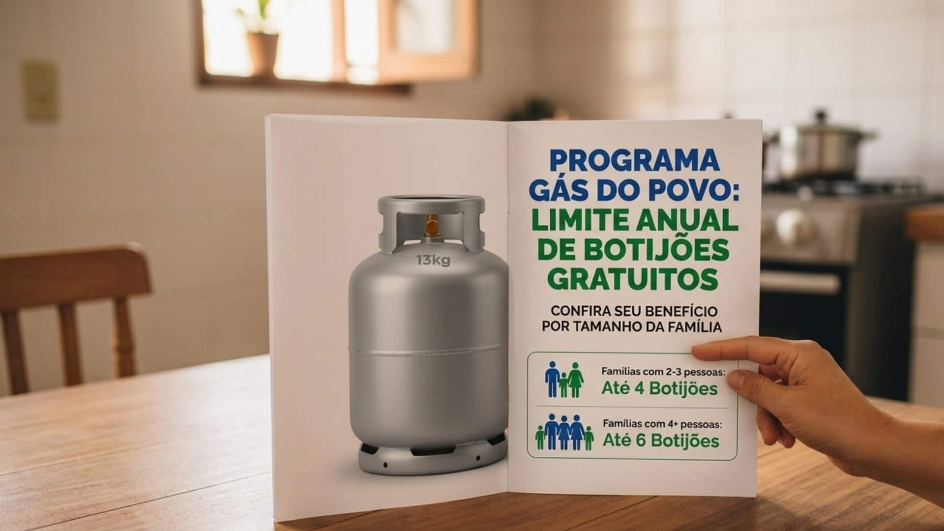 gás do povo botijões