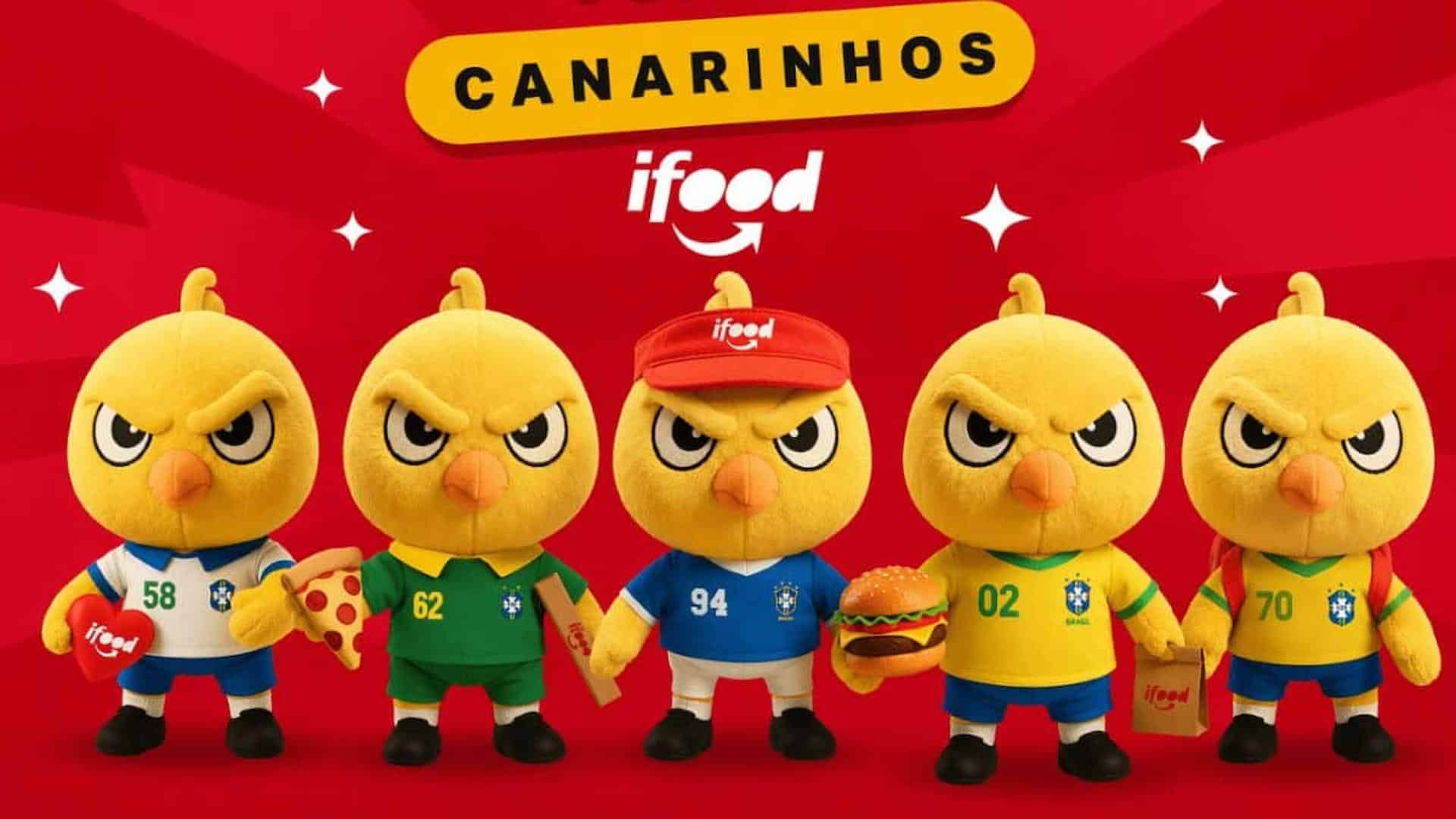 iFood anuncia pelúcias do Canarinho para campanha da Copa 2026
