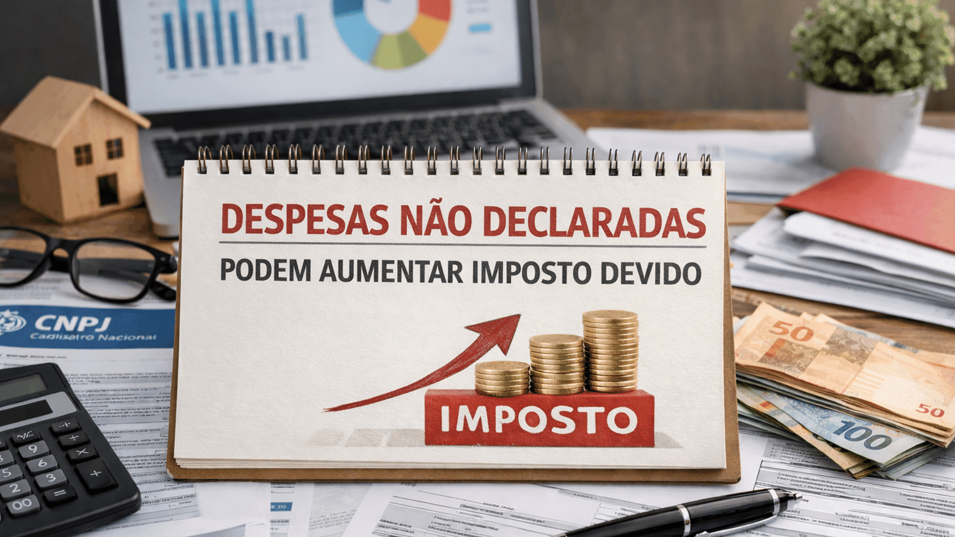 Despesas não declaradas podem aumentar imposto devido