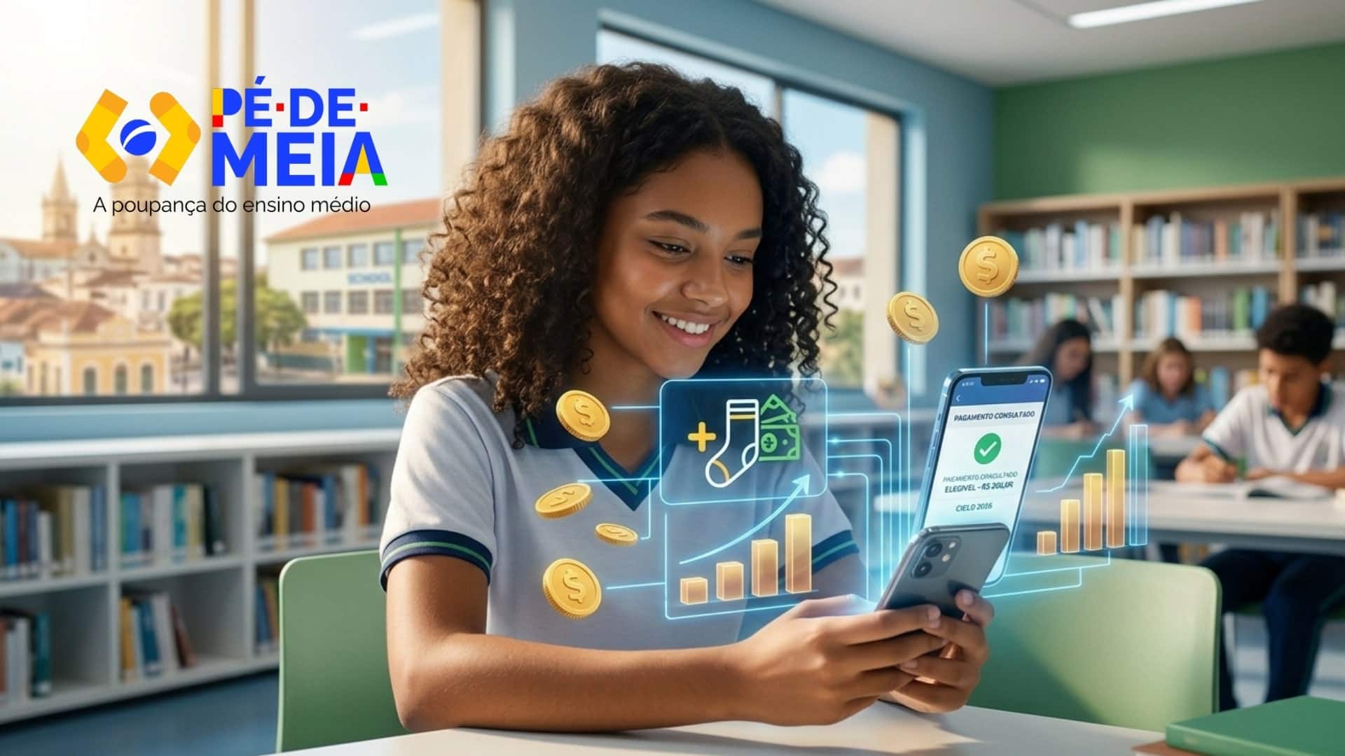Estudantes devem atualizar CadÚnico até 7 de agosto para receber Pé-de-Meia 2026
