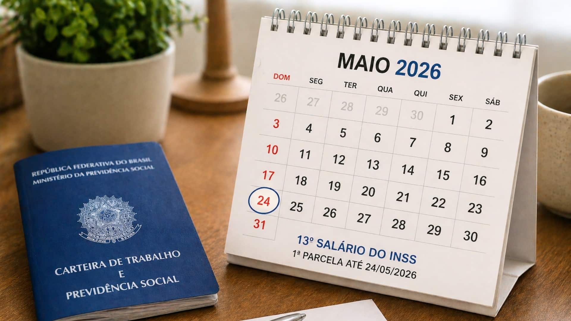 Beneficiários do INSS de 1 salário mínimo recebem a partir de 5 dias