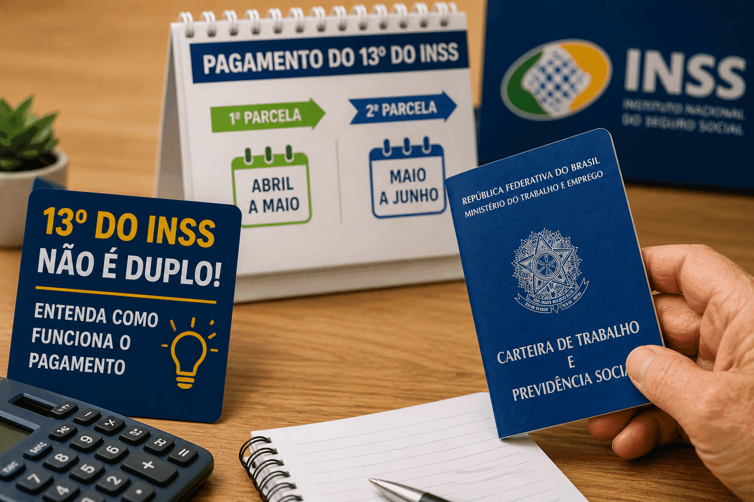 13º do INSS não é duplo; entenda como funciona o pagamento