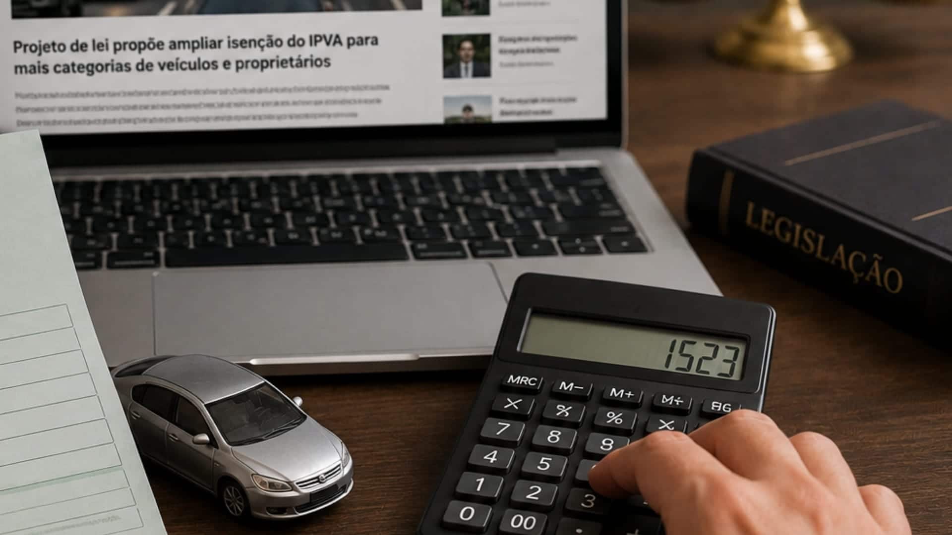 Nova lei amplia debate sobre isenção do IPVA no Brasil