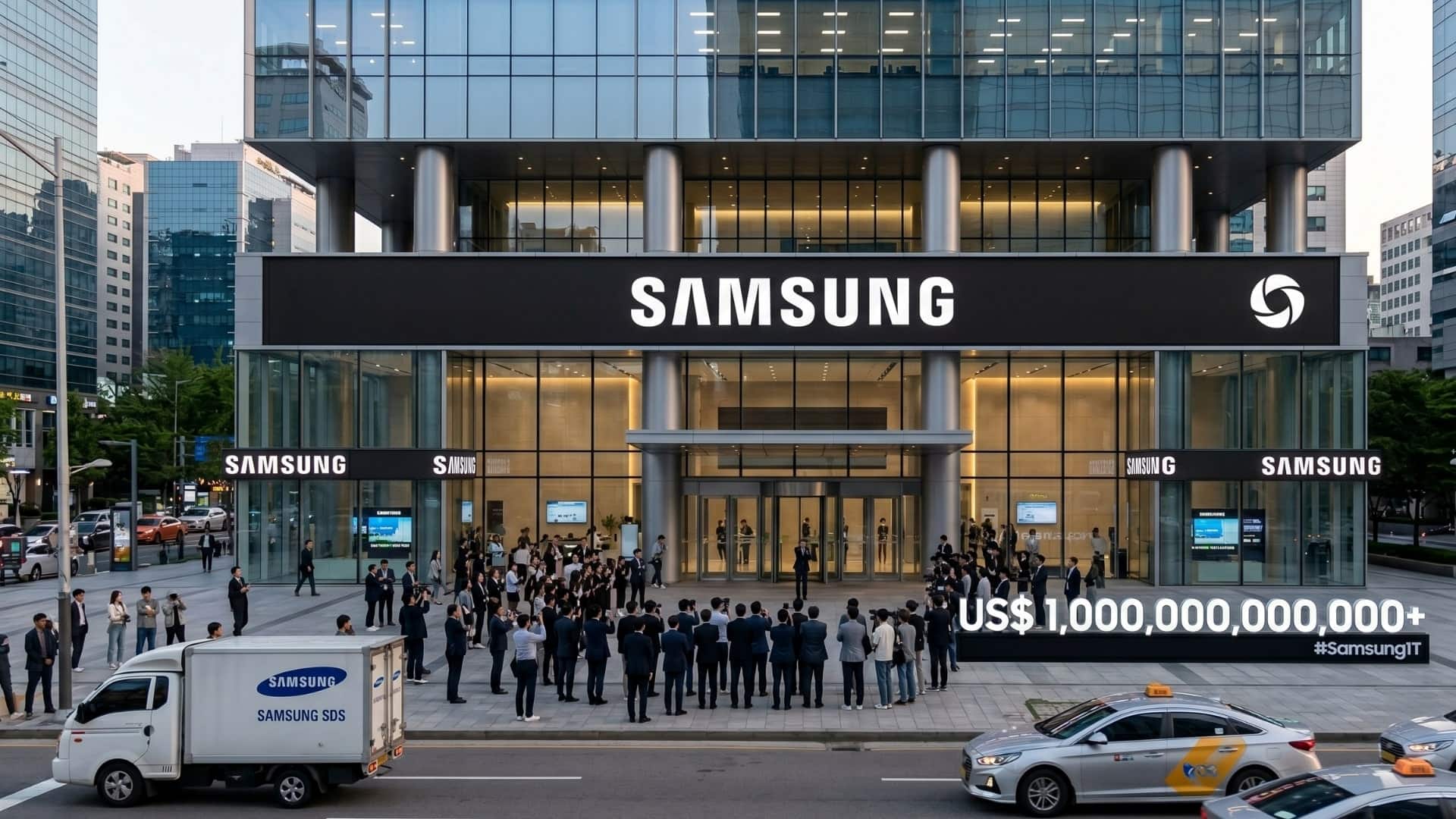 Valor de mercado da Samsung bate US$ 1 trilhão