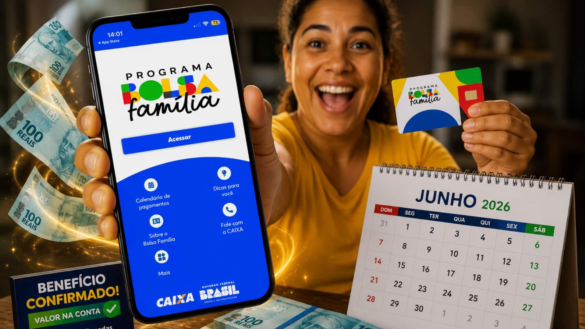 Pagamentos do Bolsa Família seguem calendário por final do NIS